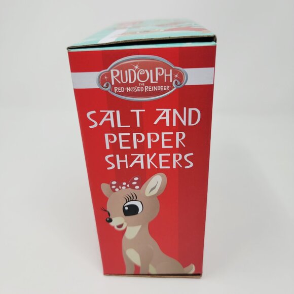 Rudolph & Clarice Salt & Pepper Shakers Set Rudolph the Red Nosed Reindeer - Picture 3 of 7